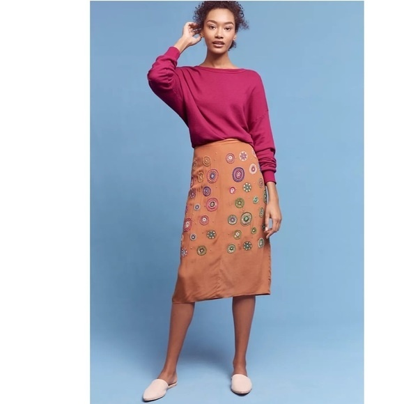 Anthropologie Tops - Anthropologie T.La Studio Sweatshirt in Fuchsia S